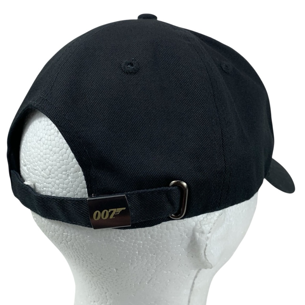 James Bond 007 Store Black Strapback‎ Hat Spectre Logo Cap OSFA - Picture 5 of 10